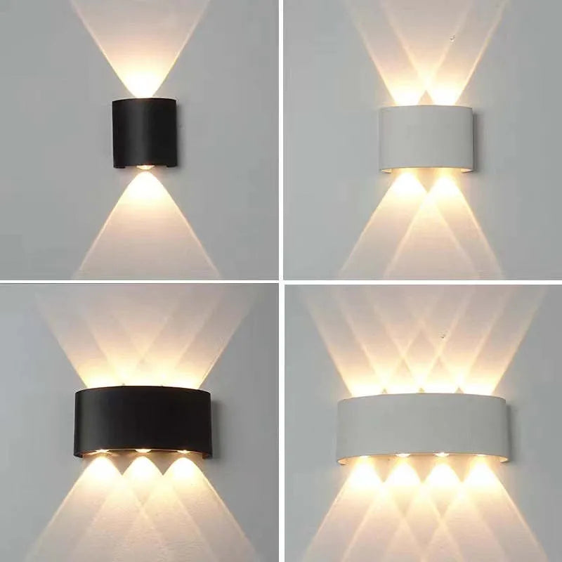Modern White Waterproof LED Wall Lamp Kalsten