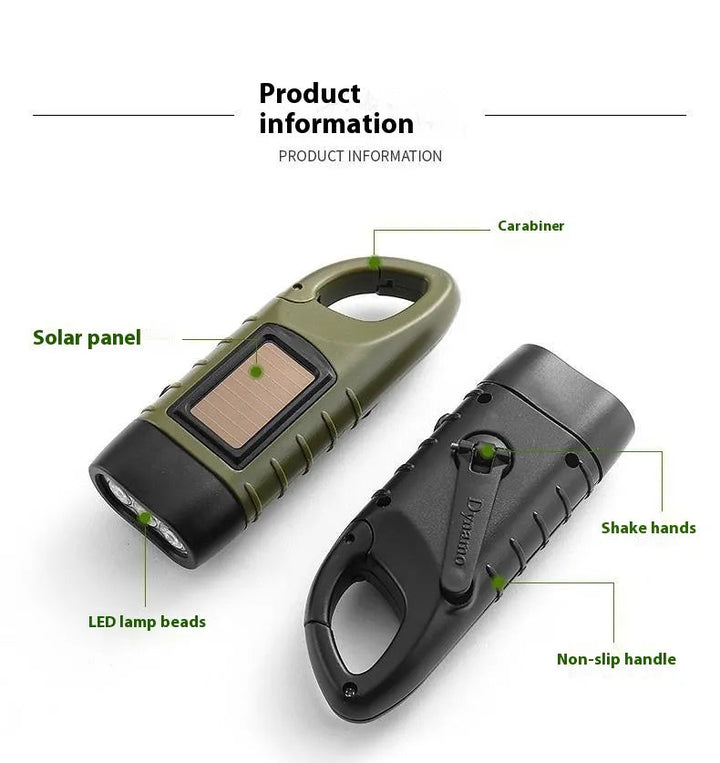 BrightTrail Solar-Crank-LED-Flashlight | Kalsten