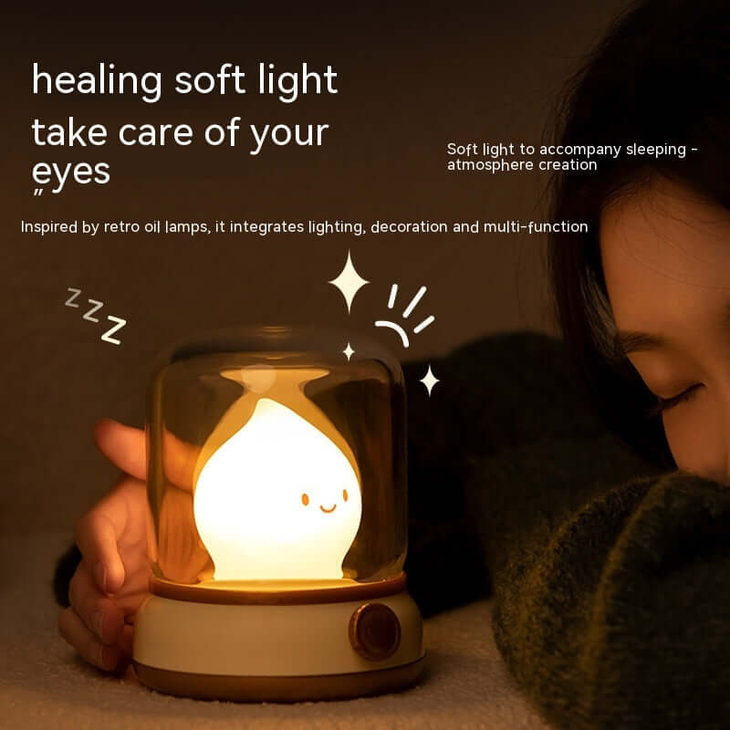 Retro Small Night Lamp Bedroom With Bed Headlights Home Decor | Kalsten