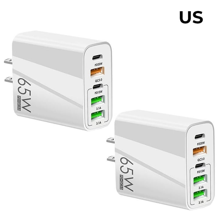 Kalsten | Multi Port Adaptor 65W Fast Charger - US Standard