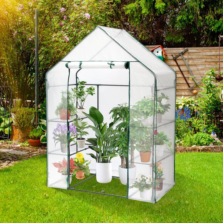 Greenhouse Film Greenhouse with Shelves | Kalsten