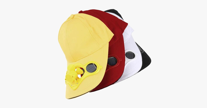 Solar Powered Cooling Fan Hat | Kalsten