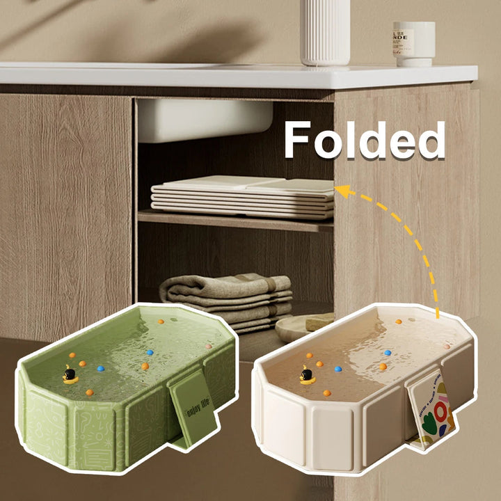 LullaBabe Portable Foldable Baby Bathtub — Enjoy Safe, Relaxed Baby Bathing Anywhere | Kalsten
