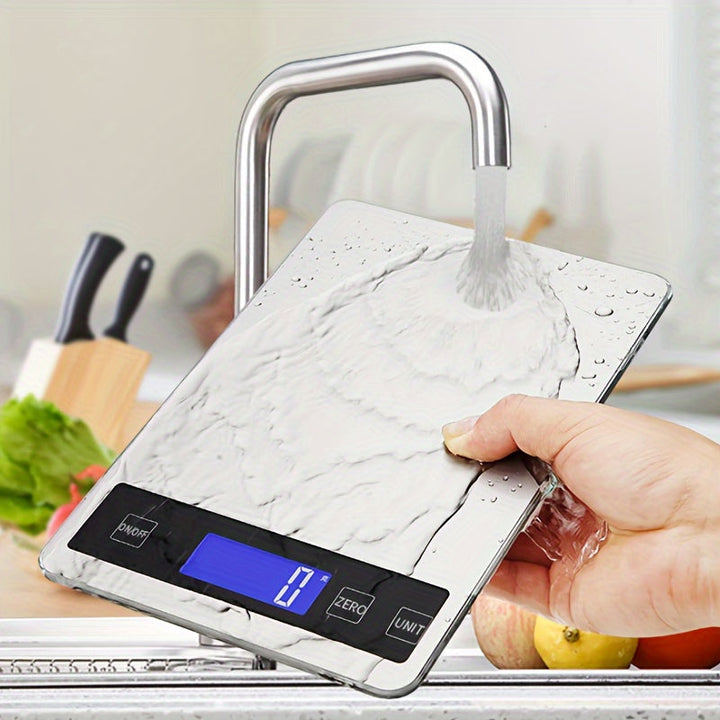 Digital kitchen scale 15 kg USB rechargeable | Kalsten