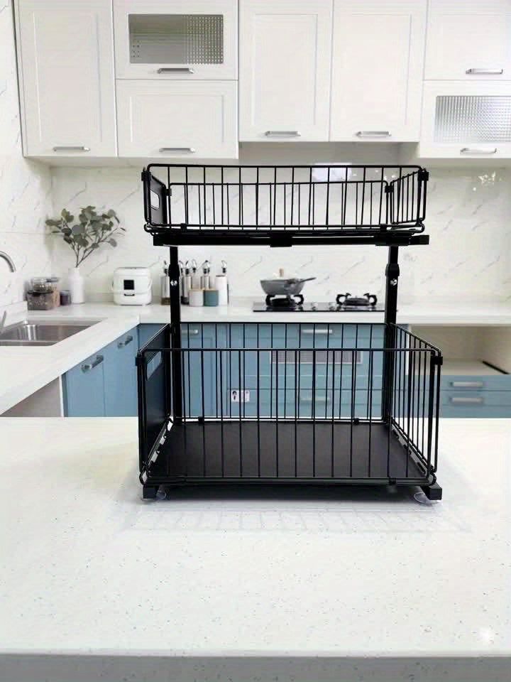 Pull-out Under-Cabinet Organizer 2 Levels | Kalsten