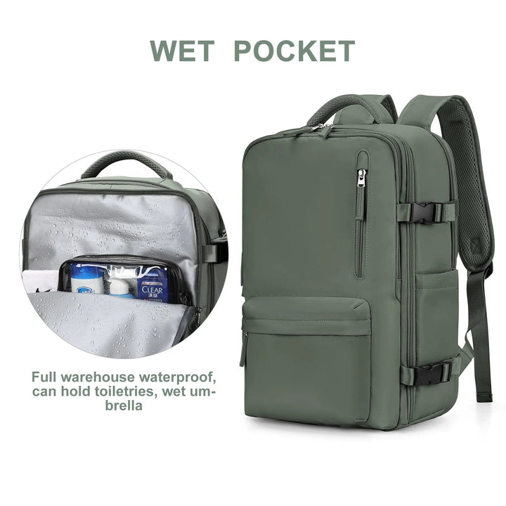 Kalsten | Women's Large Travel Backpack Waterproof Hiking Backpack
