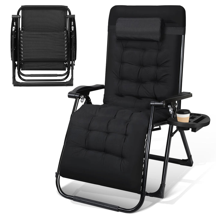 Sun Lounger Folding Deck Chair up to 200kg | Kalsten