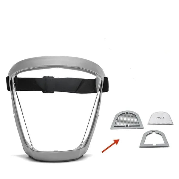 Face shield mask transparent – occupational safety | Kalsten