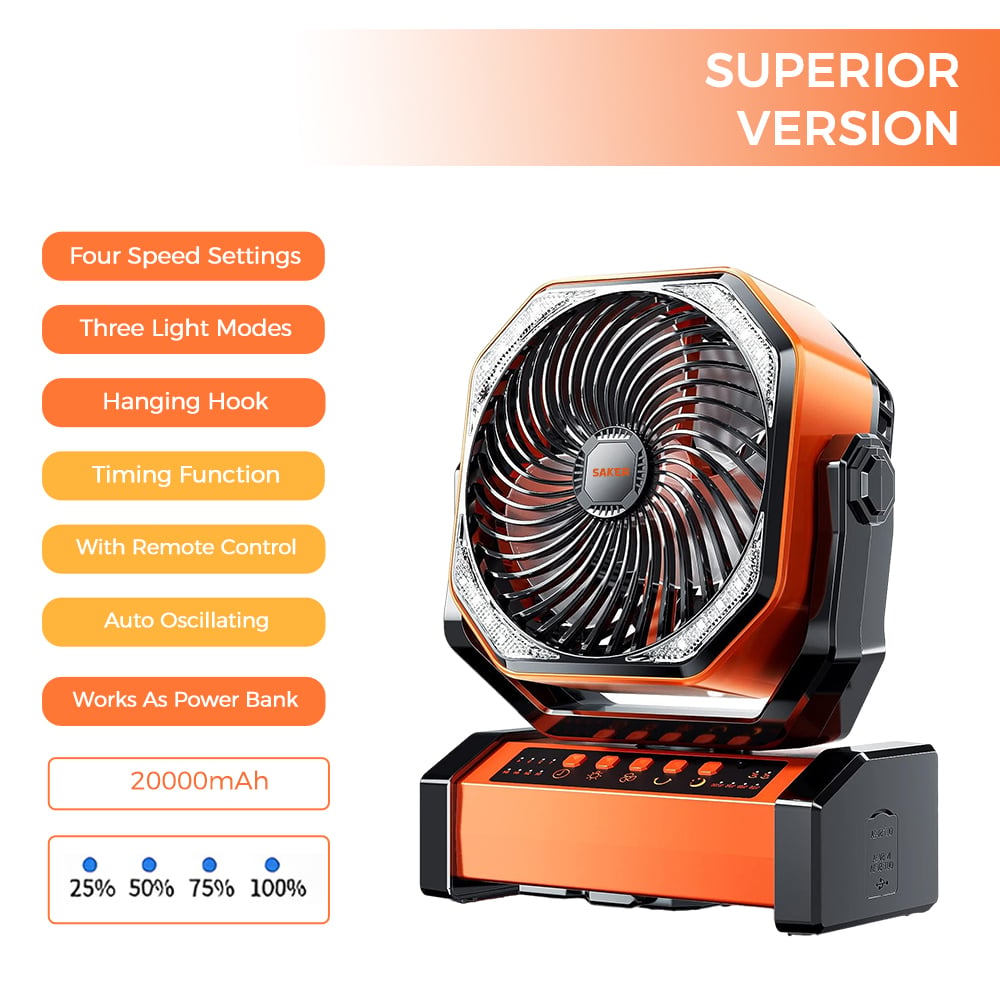 Rechargeable Camping Fan | Kalsten