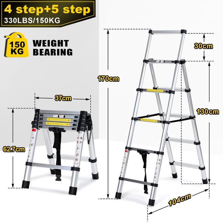 Telescoping ladder Folding ladder A-frame | Kalsten