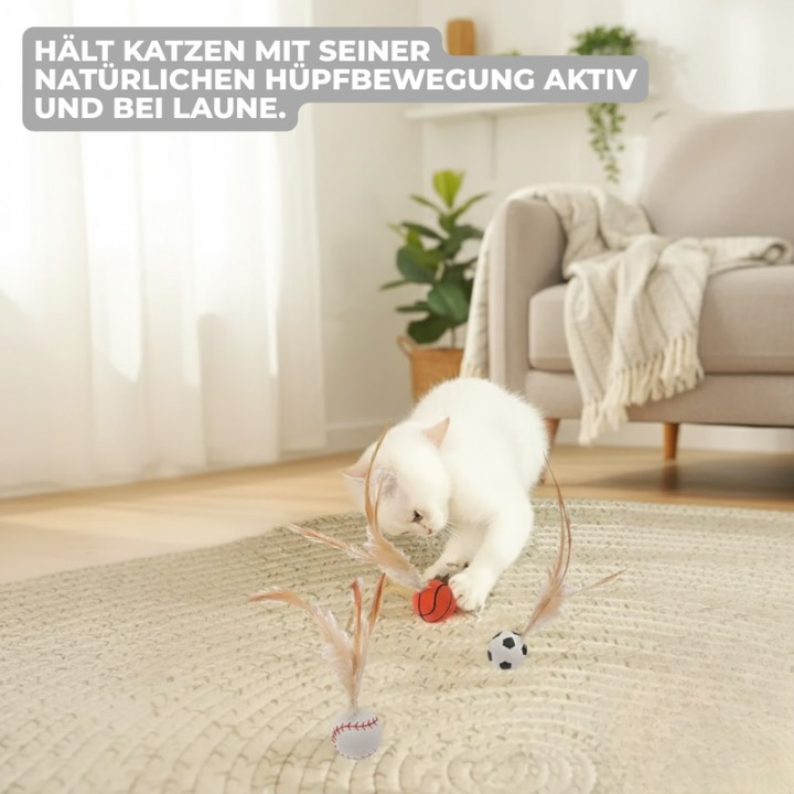 FetherSprint — Unleash the wild hunter in your cat with silent play fun! | Kalsten