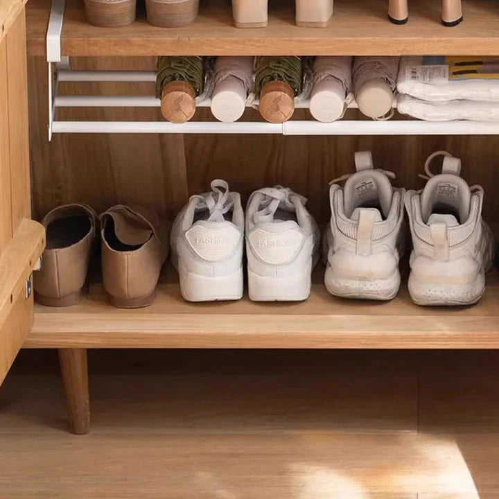 Under-shelf storage without drilling – adjustable 30–50 cm | Kalsten