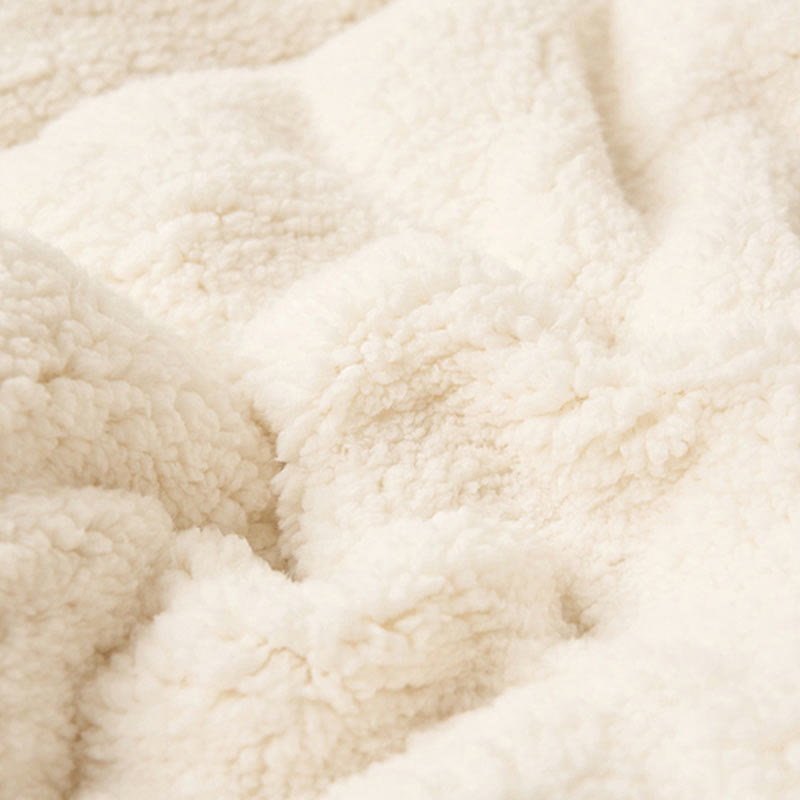 Double-Sided Velvet Cube Rug – Thick & Soft