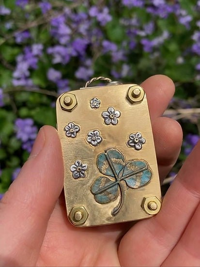 Kalsten | Mini Flower Press | Compact Botanical Keepsake Maker | Portable Craft Tool