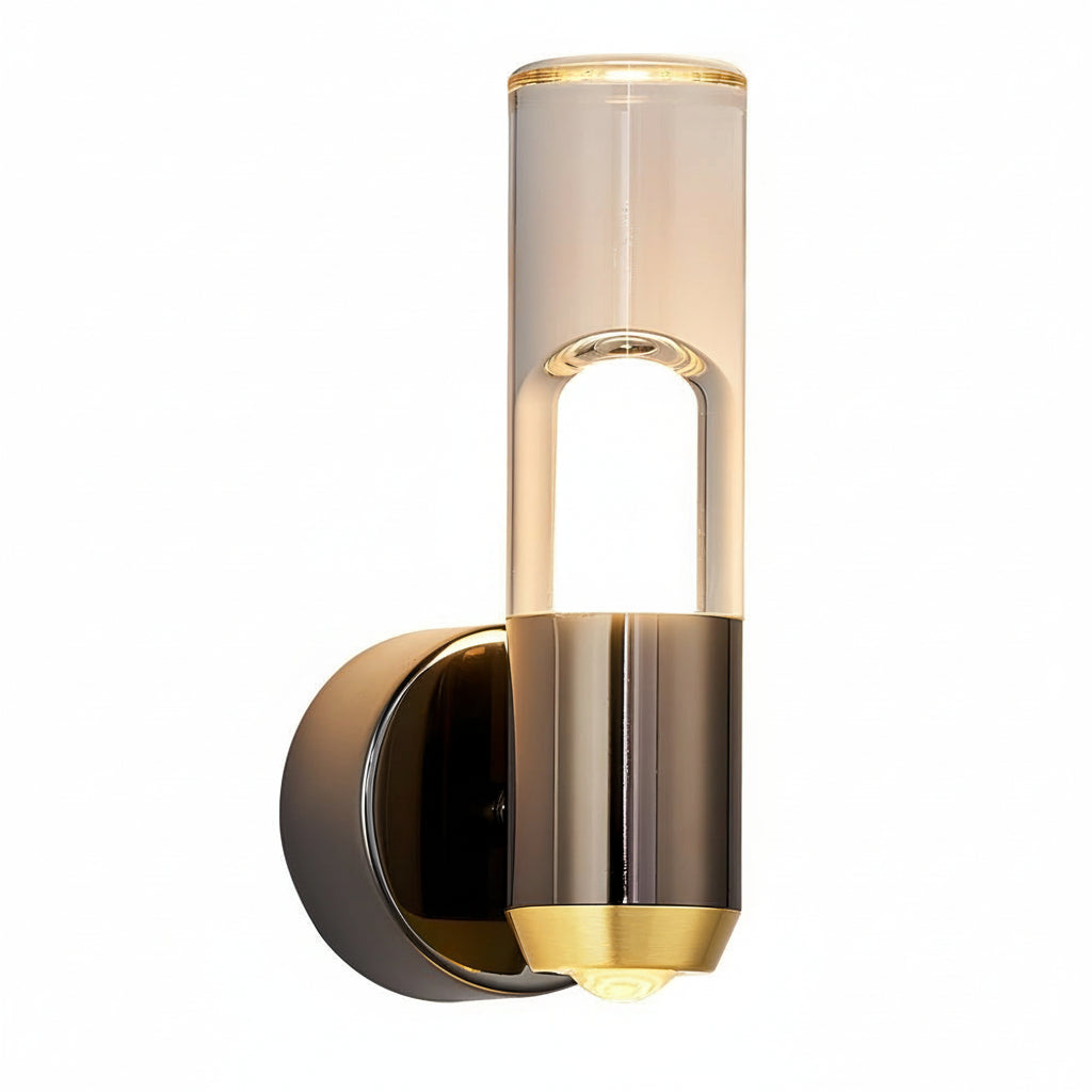Dimmable Acrylic LED Wall Sconce Modern Strip Gold Black 3-Color | Kalsten