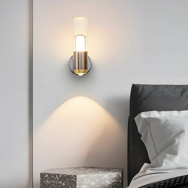 Dimmable Acrylic LED Wall Sconce Modern Strip Gold Black 3-Color | Kalsten