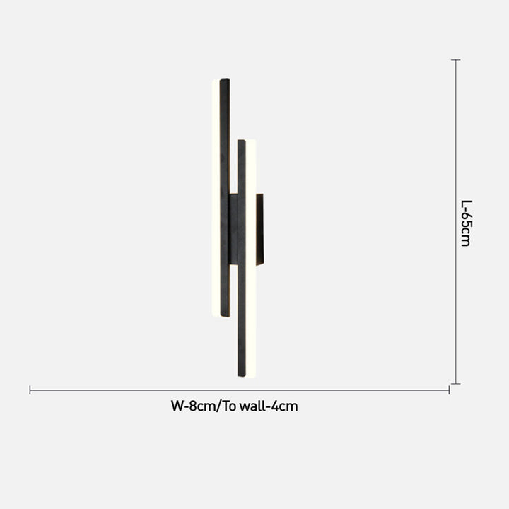 Acrylic Metal LED Wall Lamp Kalsten
