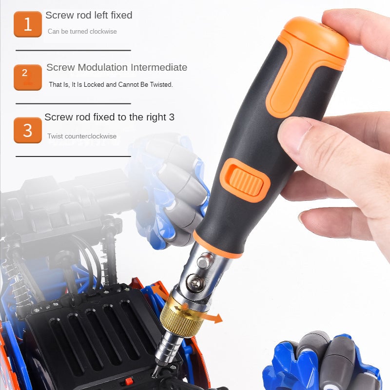 Skanto | 10-in-1 Multi-Angle Ratchet Screwdriver Professional Tools