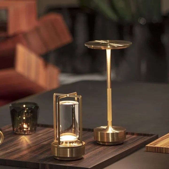 Kalsten | Cordless Table Lamp - Dimmable & Rechargeable Waterproof Desk Light