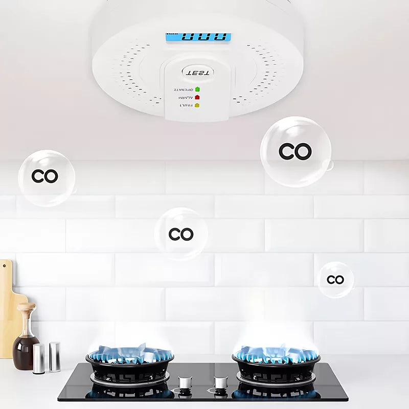Carbon Monoxide Detector with LCD Display