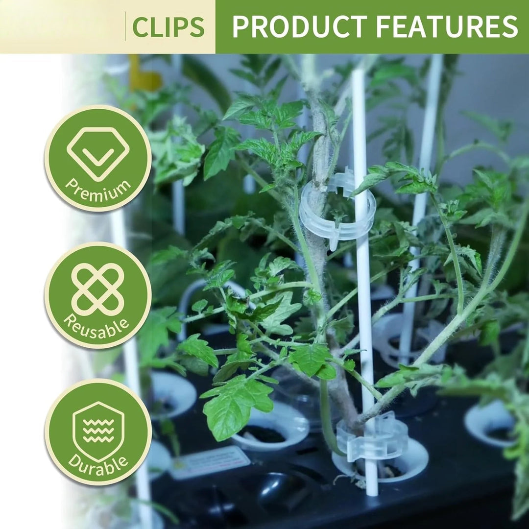 Kalsten | Tomato Clips, Plastic Trellis Clips