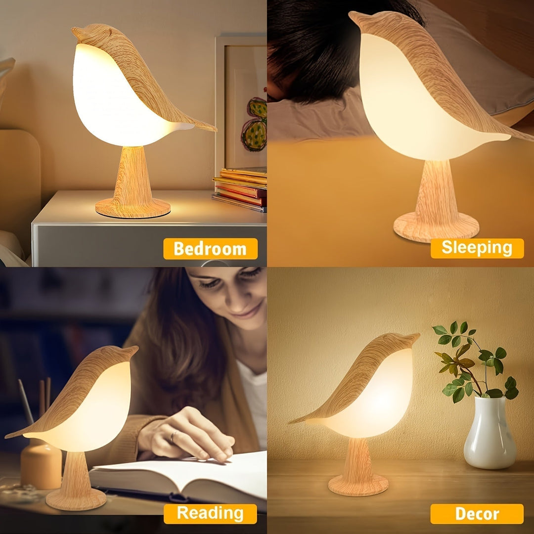 BrightNest - USB LED Bird Table Lamp with Touch Kalsten