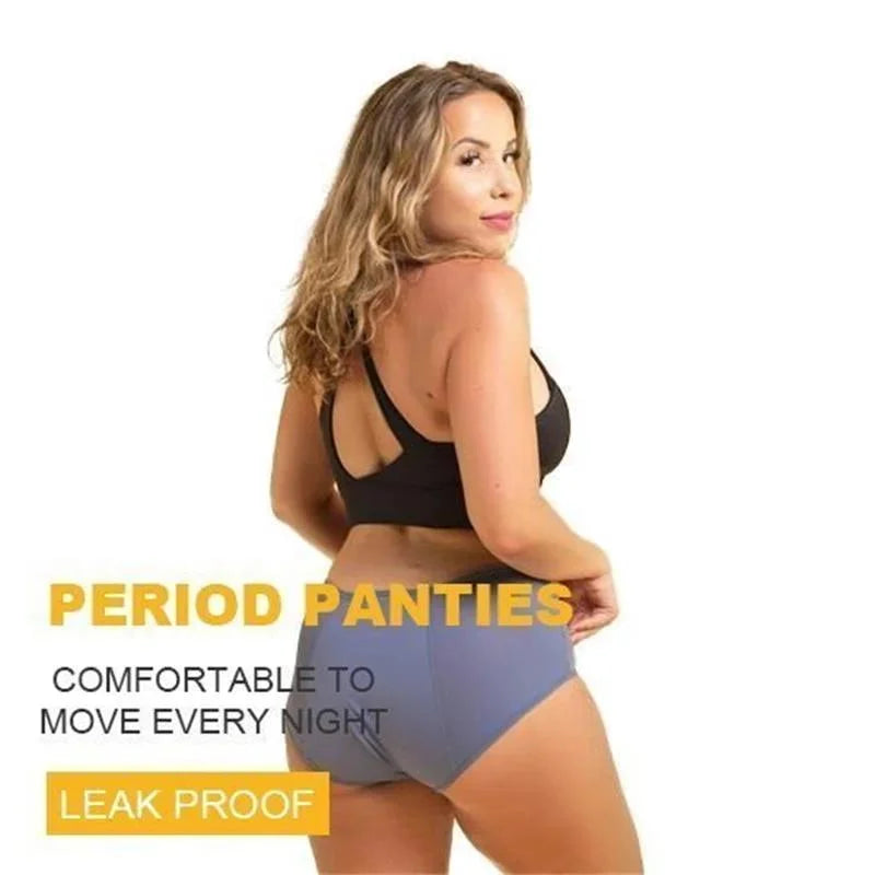Karnz | Leak-proof high-cut underwear (Plus Sizes)