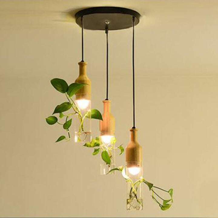 Wooden Modern LED Plant Pendant Lights | Kalsten