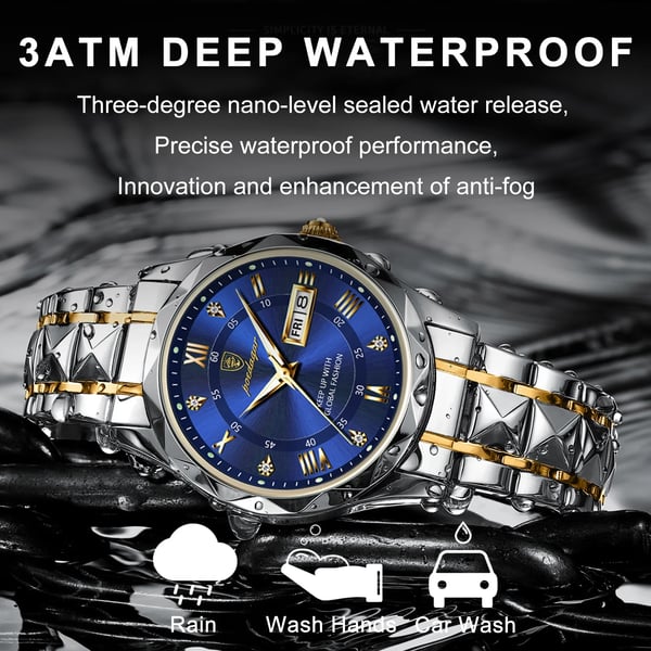 Kalsten | Waterproof Luxury Men's Wristwatch by the Top Brand with Luminous Function