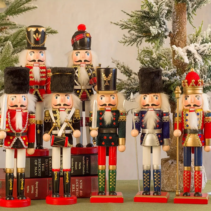 Kalsten | NutcrackerJoy - Wooden Nutcracker Soldier Figure for Timeless Christmas Charm