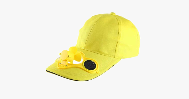 Solar Powered Cooling Fan Hat | Kalsten