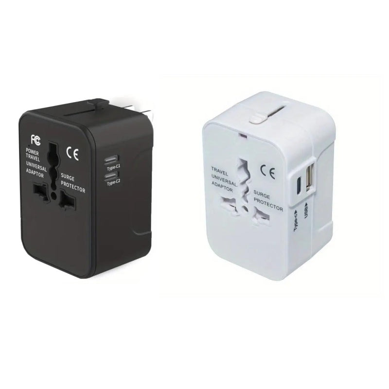 Universal travel adapter with dual USB ports | Kalsten