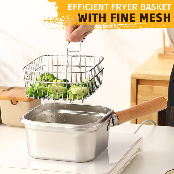 CrispEase Stainless Steel Deep Fryer — Enjoy crispy, healthy meals everywhere at any time completely stress-free! | Kalsten