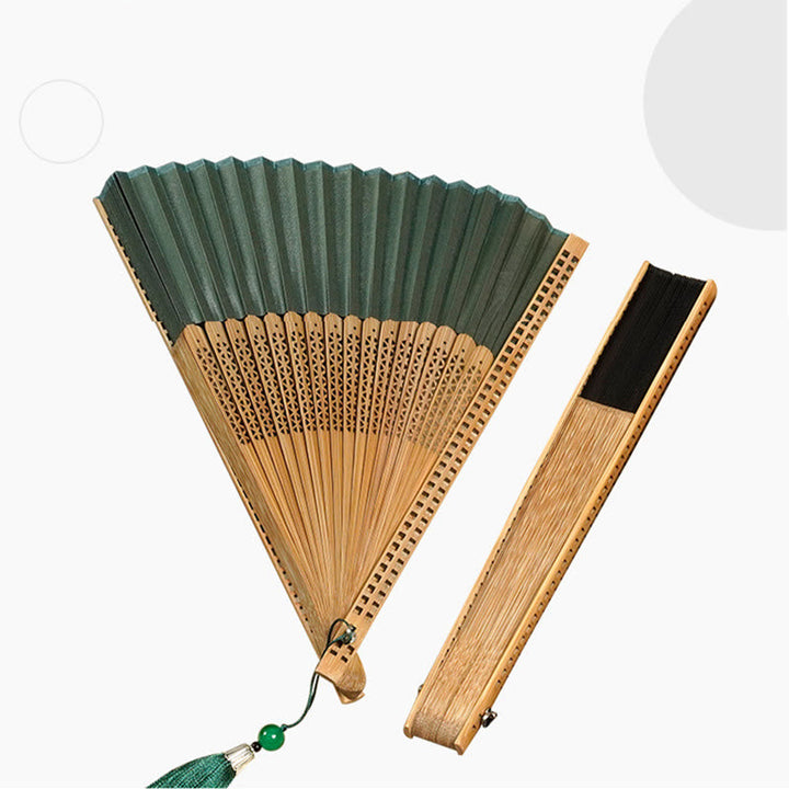 Kalsten | Hand fan made of bamboo silk