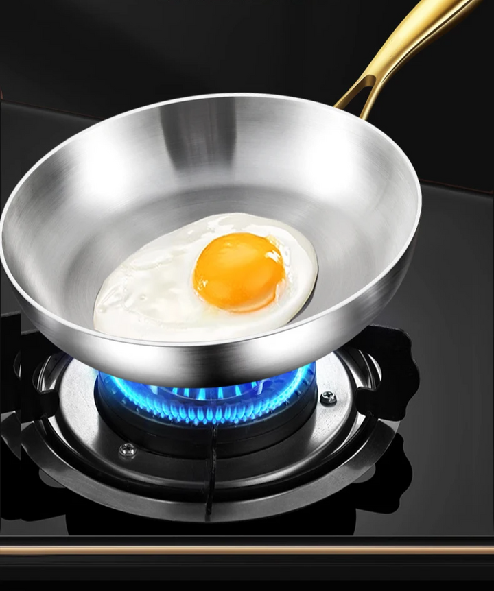 ChefSteel – Professional Stainless Steel Frying Pan for Gas & Induction | Kalsten
