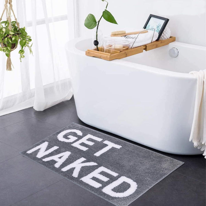Kalsten | Get Naked Bath Mat – Soft tufted bathroom rug