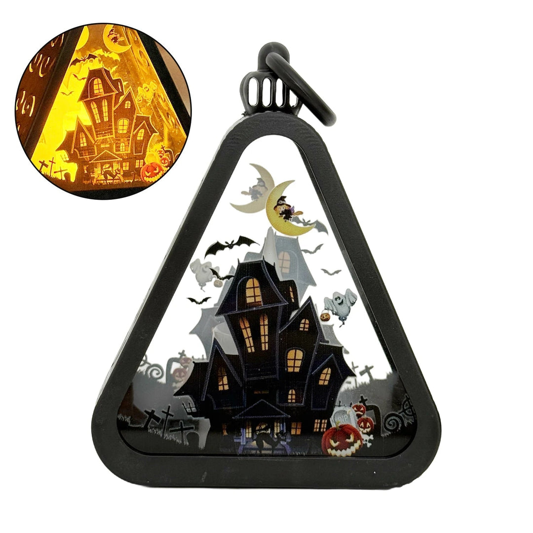Halloween Decor Triangle Table Lamp | Kalsten