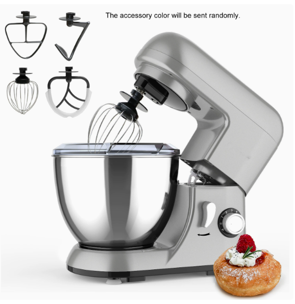 Kalsten | Powerful 6-Speed Stand Mixer with 5.3Qt Stainless Steel Bowl and Versatile Attachments