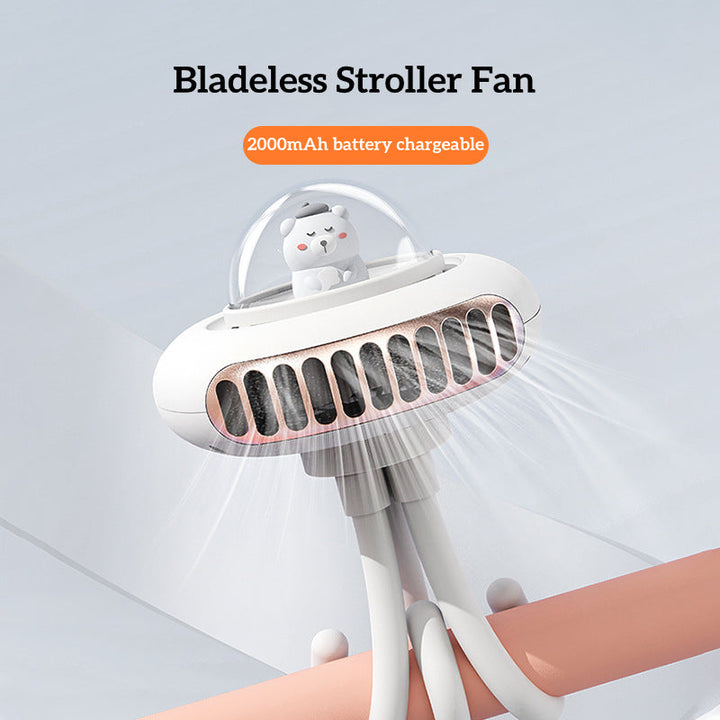 Portable Rechargeable Folding Stroller Fan | Kalsten