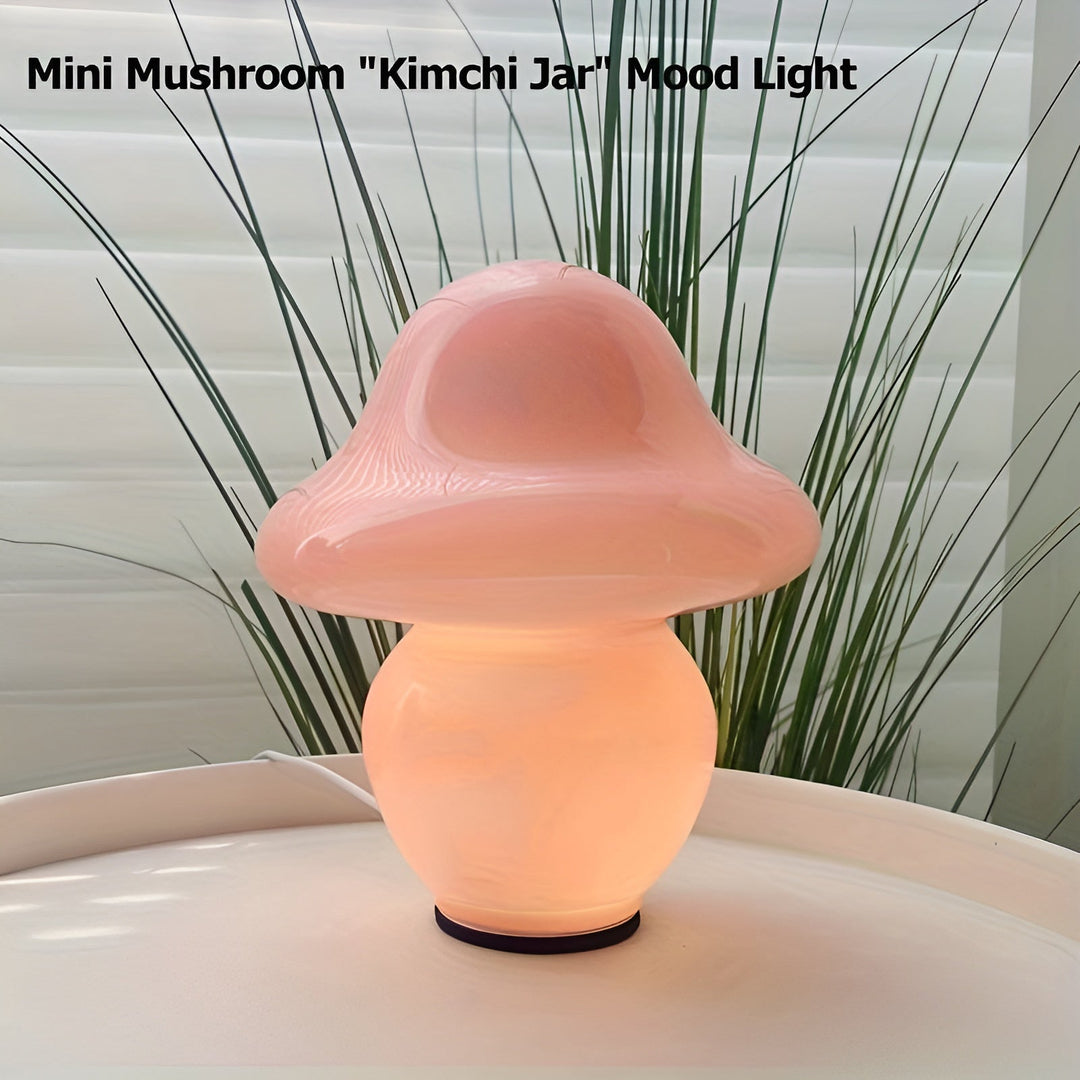 MushroomDream Lamp – Enchanting Glass Lighting with Mushroom Pattern Kalsten