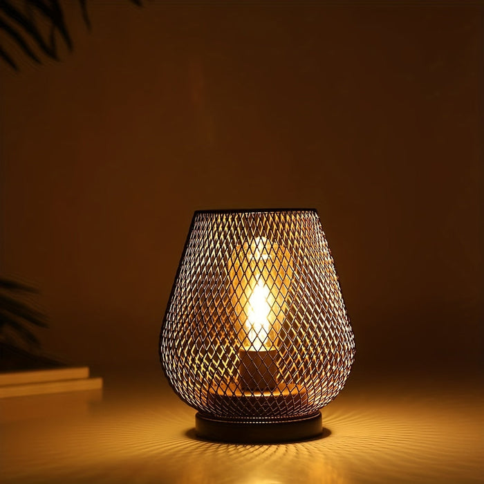 AuroraMesh Table Lamp Set – Industrial Style with Warm Ambient Lighting | Kalsten