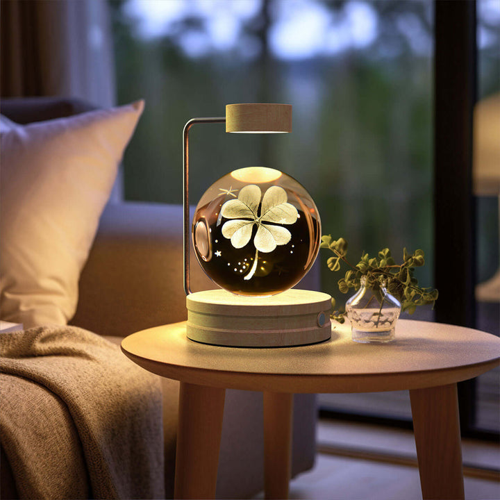 Crystal Ball Cosmic Dinosaur Indoor Night Light USB Power Warm Bedside Light Birthday Gift Night Lamp | Kalsten