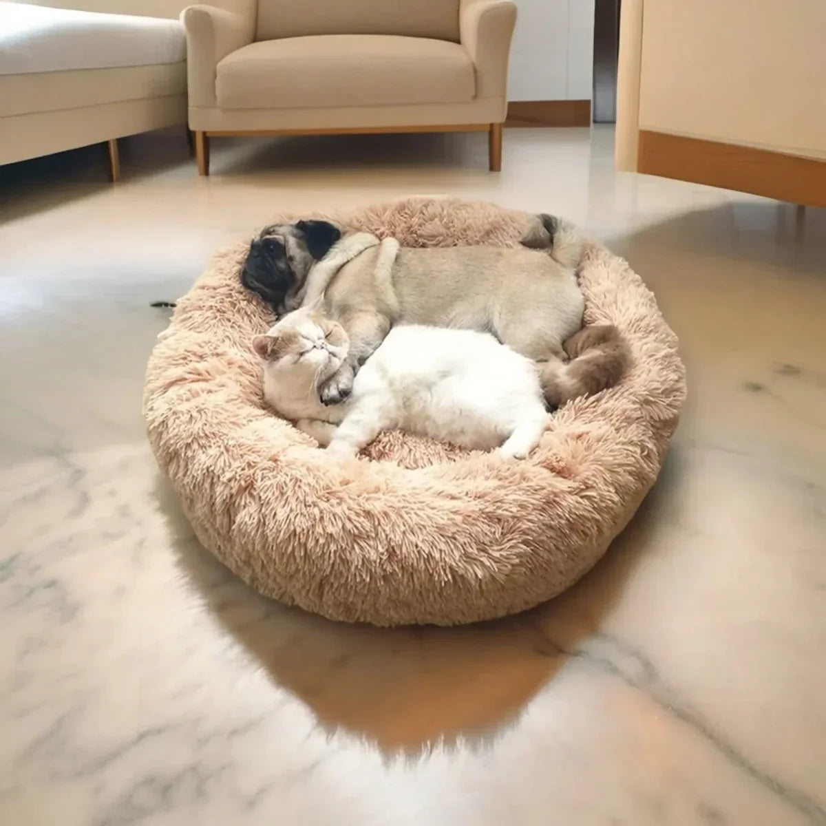 Skanto | SLUMBERPAWS BED – Calming Dog Bed for Deep, Restful Sleep