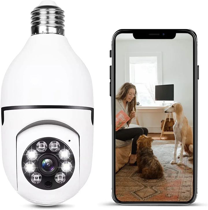 Security camera with light bulb | Kalsten