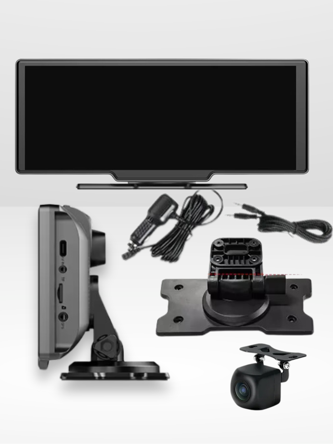 Kalsten | Wireless CarPlay Screen with Built-in 4K Dashcam & Optional Rear Camera – 10.26" IPS Display