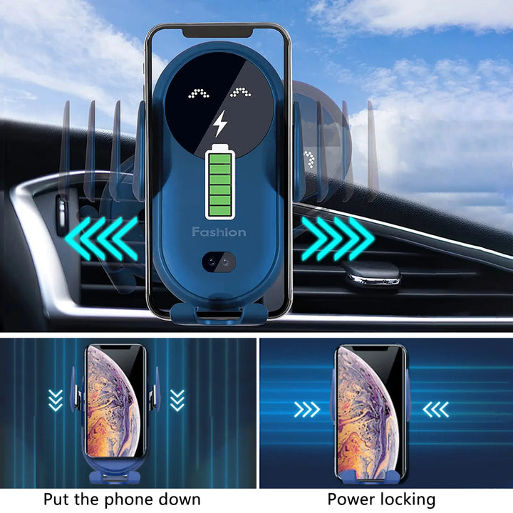 Charger Pro - Fast Wireless Car Charger Phone Holder Kalsten