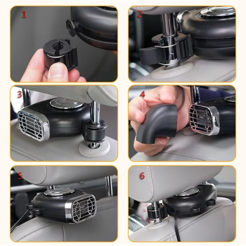 12V Adjustable Angle Portable Car Heater