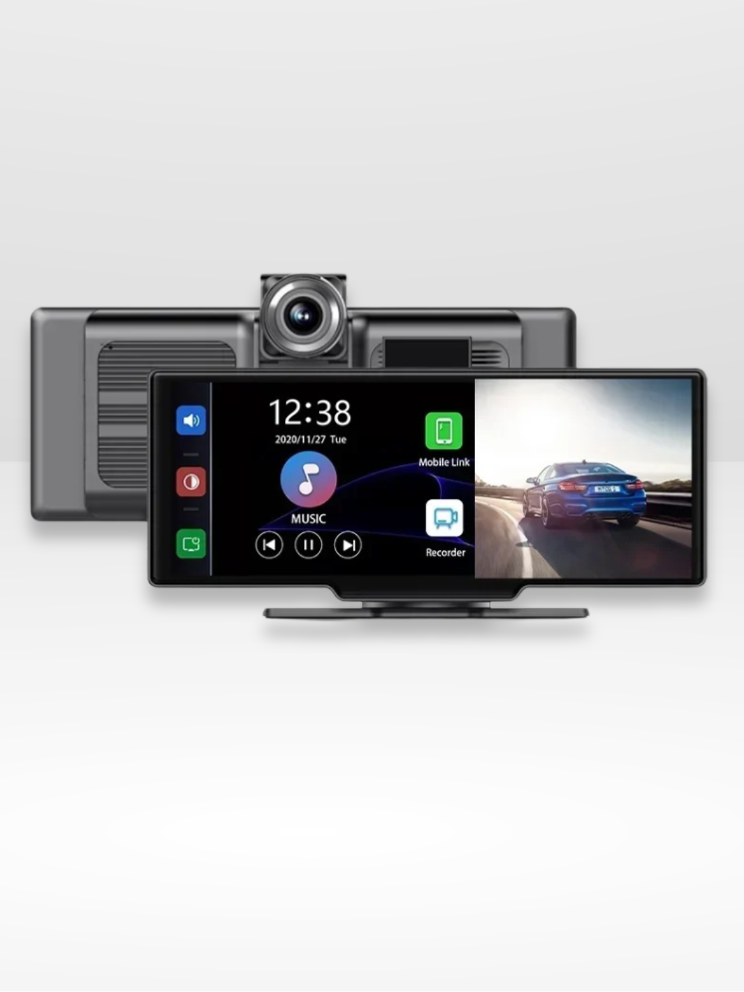 Kalsten | Wireless CarPlay Screen with Built-in 4K Dashcam & Optional Rear Camera – 10.26" IPS Display