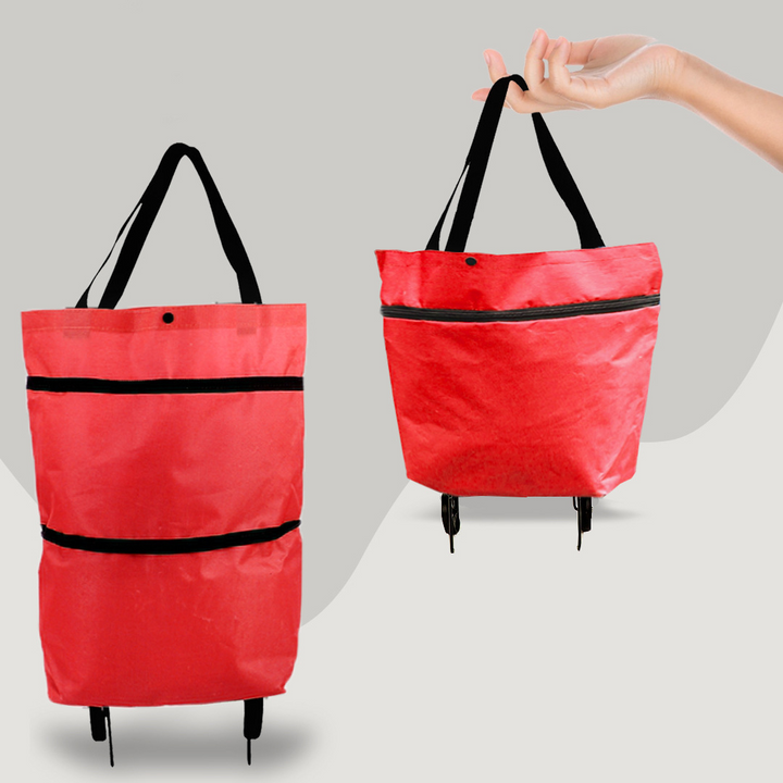 Kalsten | CarryFlex – 2-in-1 Convertible Shopping Bag with Wheels