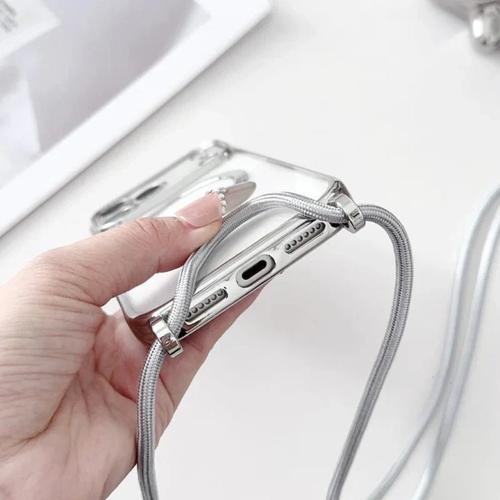 Kalsten | CarryLink – Adjustable Phone Lanyard with Clear MagSafe Case